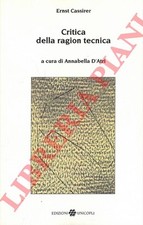 CASSIRER Ernst - Critica della
