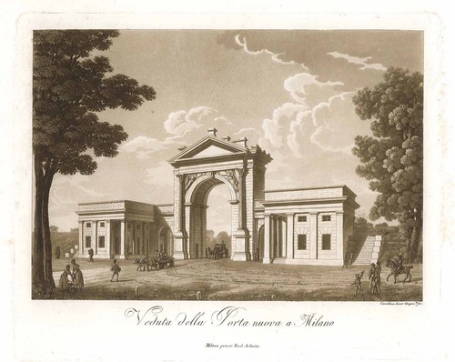 Veduta della porta nuova - porta,