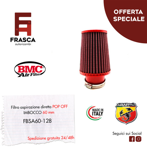 Filtro conico bmc - filtro,
