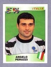 ANGELO PERUZZI Figurine Panini EURO 96 NUOVA Sticker New MINT #237
