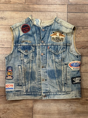 Gilet biker vintage anni - , 70