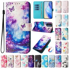 Custodia per Samsung A07 A17 A56 A36 A16 A55 portafoglio case pattern protezione cover astuccio