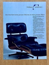 Albero sbagliato Eames Lounge Chair Miller Billy Wilder 1970 vintage pubblicità pubblicità pubblicità