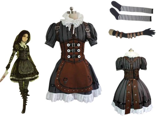 Costume cosplay completo alice - cosplay,