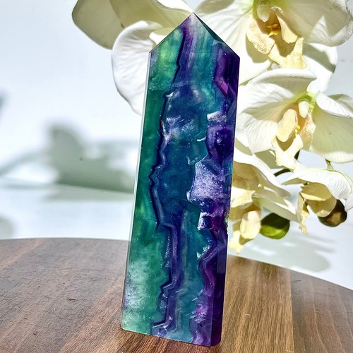 Colonna cristallo fluorite