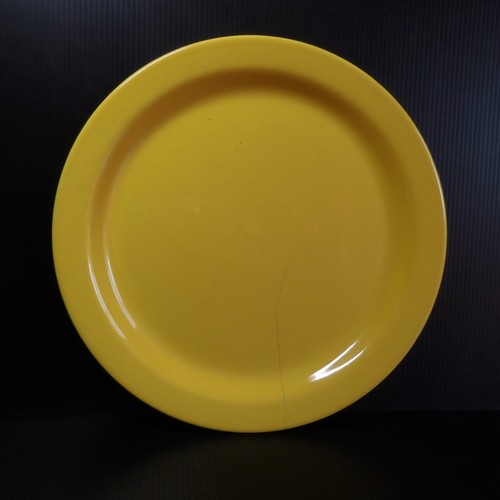 Piatto giallo ceramica - piatto, in