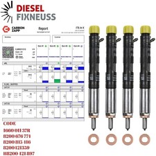 4x Iniettore RENAULT CLIO