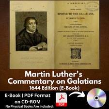 Martin luther commentary - luther's, on