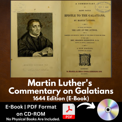 Martin luther commentary on - commentary,