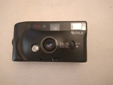 Fuji DL-35  Focus Free  35mm Film Point and Shoot Camera Black  Testata 