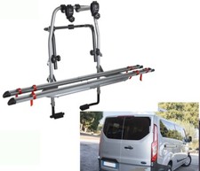 Portabici Posteriore 2 Binari per Ford Tourneo Custom anno 2017 2 Bici Doppia P.