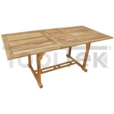 TAVOLO DA GIARDINO ALLUNGABILE LEGNO ESTENSIBILE 190/150x90x75