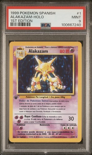 1999 pokemon spanish 1st - 1999,