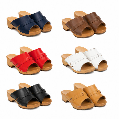 Sandali con zoccoli - in, legno