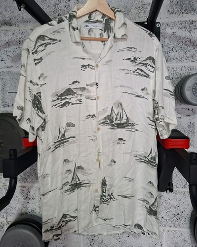 Camicia uomo zara grande barca - camicia,