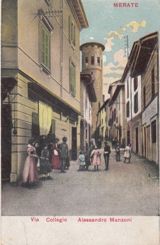 Antica cartolina colori - antica,
