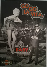 MARTINI - CARTOLINA PUBBLICITARIA PROMOCARD "GO GO LA VITA, BABY"