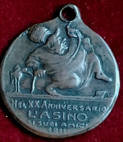 Bronzo 1911 asino - bronzo, "l'asino"