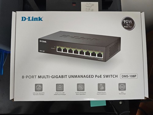 Interruttore poe link - poe, d-link
