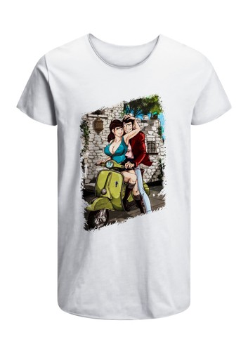 Shirt lupin fujiko vespa - fujiko,