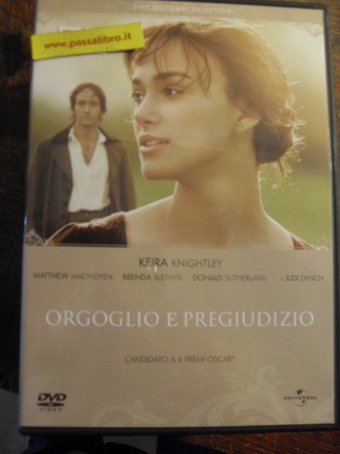Dvd orgoglio pregiudizio - orgoglio, "