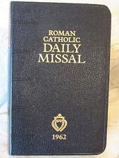 1962 Roman Catholic Daily Missal for the Traditional Latin Mass Black 
