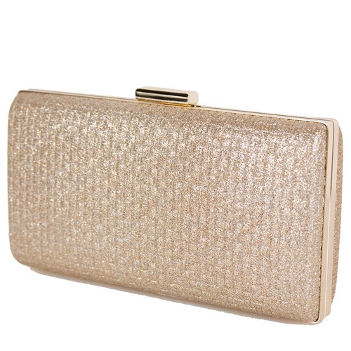 Pochette oro clutch dorata