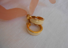 ORECCHINI NAPIER COLORE ORO SMALTO BEIGE A CLIP