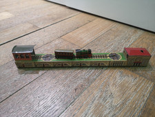 pista In  latta ARNOLD  MADE IN GERMANY trenino a molla giocattolo VINTAGE