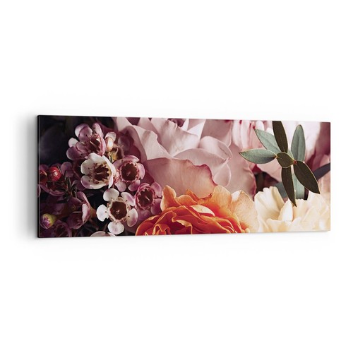 Quadro tela 140x50cm fiori - tela,