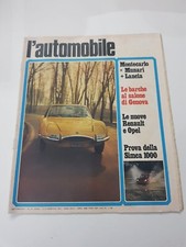 RIVISTA L'AUTOMOBILE IN COPERTINA MONTECARLO MUNARI LANCIA FEB. 1972