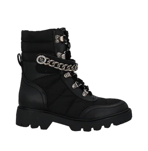 Guess logo stivaletti black - guess,