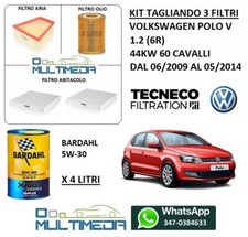 KIT TAGLIANDO FILTRI OLIO