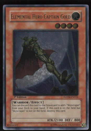 Elemental hero captain gold - hero,