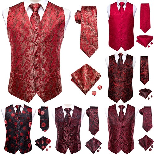 Gilet uomo moda rosso verde