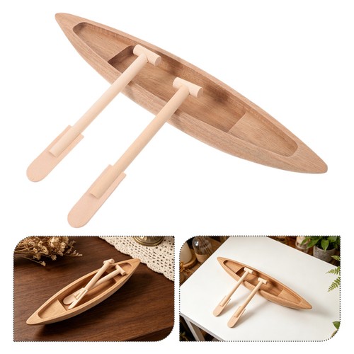Mini canoa legno con - legno,