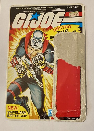 1983 vintage joe destro - g.i.,