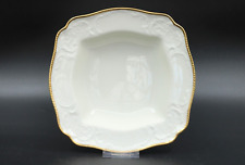 Rosenthal Sanssouci ciotola da portata ciotola porcellana avorio bordo oro 24 cm