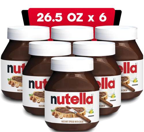 Pack nutella hazelnut spread - 6,