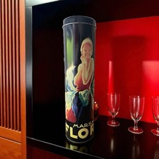 Scatola Tubo Latta Vintage Marsala Florio Da Collezione 2008 Edizione Speciale