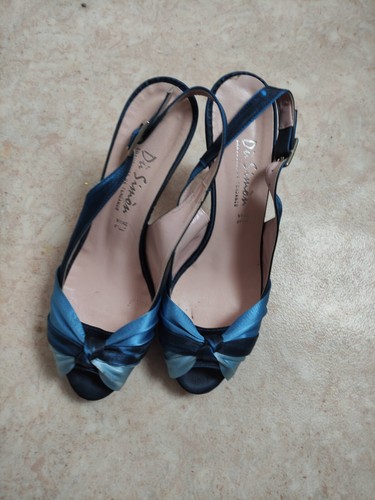 Scarpe col tacco blu - col,