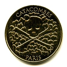 75014 Comptoir des Catacombes, Crâne et tibias, 2016, Monnaie de Paris