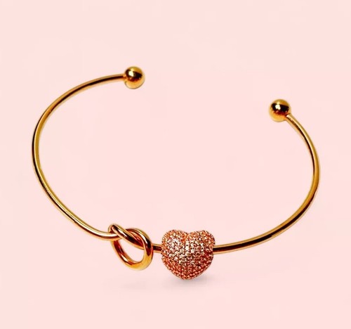 Bracciale charm oro rosa - charm,