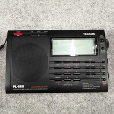TECSUN PL-660 Nero FM/LW/MW/SW/AIR Airband BCL Radio Piccola Alte Prestazioni