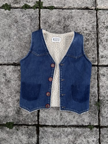 Gilet artigianale denim - in,