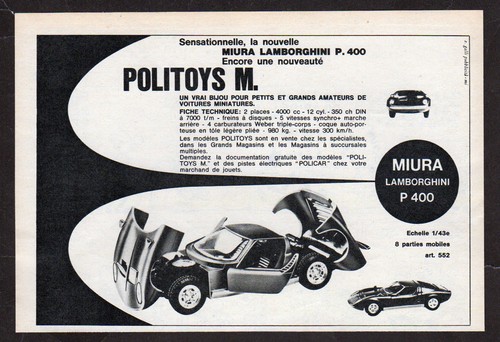 1968 politoys lamborghini - 1968,
