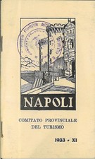 Libretto NAPOLI Comitato Provinciale Turismo, 1933. Tagliandi riduzioni.Cm. 8x13