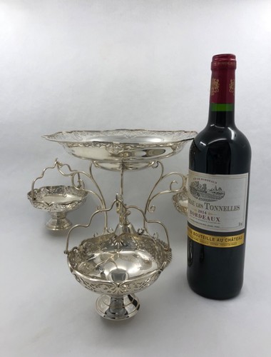 Antico centrotavola placcato
