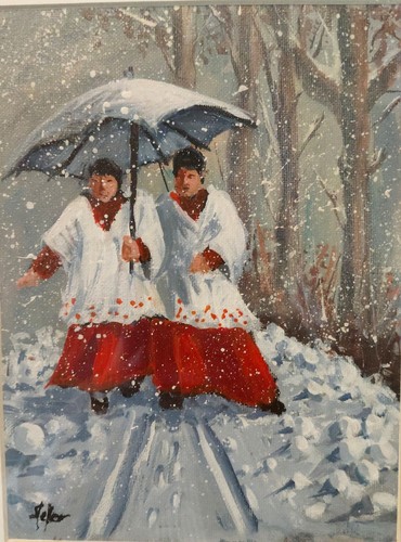 Chierichetti sotto neve - la,