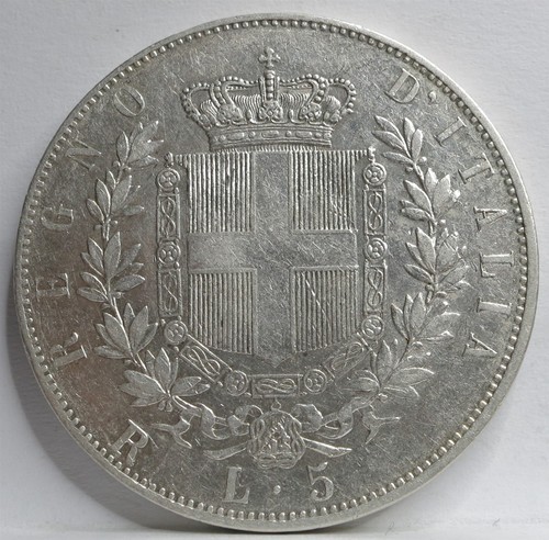 Italia regno lire 1876 - 5,
